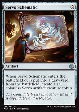 Carta MTG-Progetto di Servomeccanismo-Aether Revolt-ITA-NM-U-