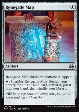 Carta MTG-Mappa dei Rinnegati-Aether Revolt-ITA-NM-C- Carta MTG-Mappa dei Rinnegati-Aether Revolt-ITA-NM-C-