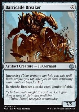 Carta MTG-Spezzabarricate-Aether Revolt-ITA-NM-U-