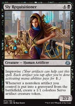 Carta MTG-Requisitrice Astuta-Aether Revolt-ITA-NM-U-