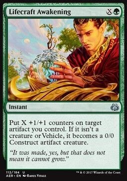 Carta MTG-Risveglio Forgiavita-Aether Revolt-ITA-NM-U-