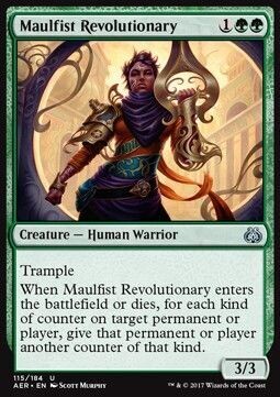 Carta MTG-Rivoluzionaria di Pugnomartello-Aether Revolt-ITA-NM-U-