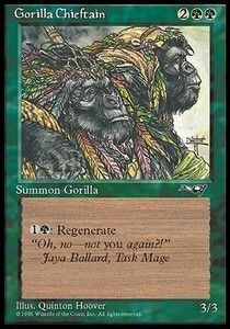 Carta MTG-Capotribù dei Gorilla (V.2)-Alleanze-EN-LP-C-