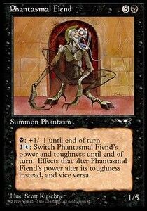 Carta MTG-Demone Illusorio (V.1)-Alleanze-ITA-EX-C-