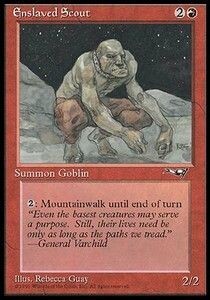 Carta MTG-Schiavo Esploratore (V.2)-Alleanze-ITA-EX-C-