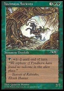 Carta MTG-Antichi di Yavimaya (V.2)-Alleanze-ITA-LP-C-