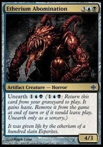 Carta MTG-Aberrazione d'Eterium-Alara Reborn-ITA-EX-C-