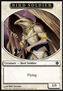 Carta MTG-Bird Soldier Token (White 1/1)-Alara Reborn-ITA-EX-Token-