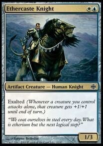 Carta MTG-Cavaliere della Casta d'Eterium-Alara Reborn-ITA-EX-C-