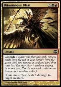 Carta MTG-Esplosione di Bitume-Alara Reborn-ITA-EX-Uncommon-