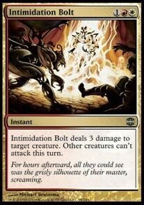 Carta MTG-Fulmine Intimidatorio-Alara Reborn-ITA-EX-Uncommon-