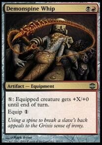 Carta MTG-Frusta della Spina Demoniaca-Alara Reborn-EN-NM-Uncommon-Foil