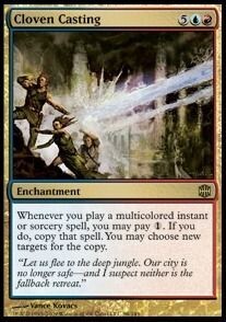 Carta MTG-Incantesimo Biforcuto-Alara Reborn-ITA-EX-Rare-