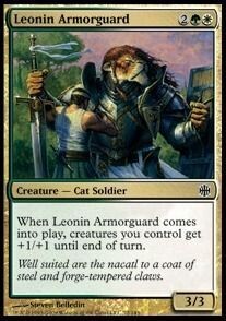 Carta MTG-Guardia Armata Leonid-Alara Reborn-ITA-EX-Common-