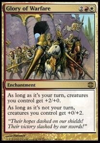 Carta MTG-Gloria della Guerra-Alara Reborn-ITA-EX-Rare-