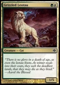 Carta MTG-Leotauro dal Manto Grigio-Alara Reborn-ITA-EX-Common-