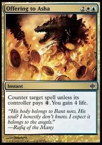 Carta MTG-Offerta ad Asha-Alara Reborn-ITA-EX-Common-