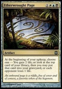 Carta MTG-Pagina in Eterium-Alara Reborn-ITA-EX-Uncommon-