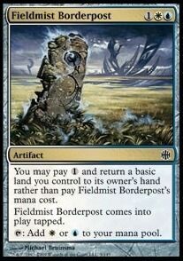 Carta MTG-Pietra di Confine del Campo Nebbioso-Alara Reborn-ITA-EX-Common-