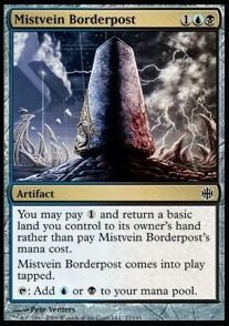 Carta MTG-Pietra di Confine della Nebbia Cavernosa-Alara Reborn-ITA-EX-Common-