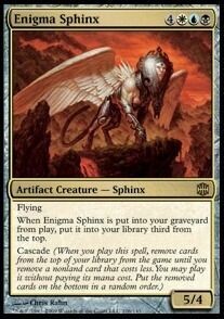 Carta MTG-Sfinge degli Enigmi-Alara Reborn-EN-EX-Rare-