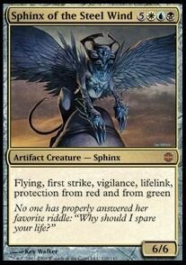Carta MTG-Sfinge del Vento d'Acciaio-Alara Reborn-FRA-EX-Mythic-