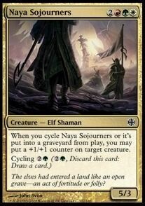 Carta MTG-Visitatori di Naya-Alara Reborn-ITA-EX-Common-