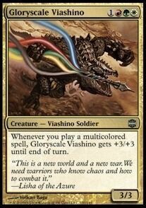 Carta MTG-Viashino Scagliagloriosa-Alara Reborn-ITA-EX-Uncommon-