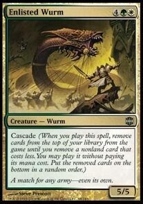 Carta MTG-Wurm Arruolato-Alara Reborn-ITA-NM-Uncommon-Foil