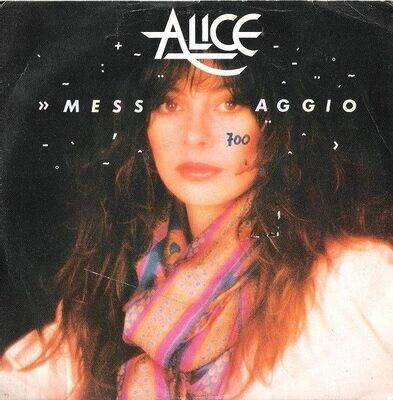 Alice ‎– Messaggio-Italia-Electronic, Pop-1982-VG/VG
