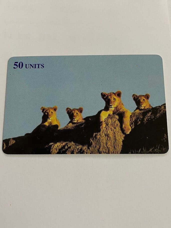 carta telefonica 50 Units Delta Card (fake) Animali Leone 22/40