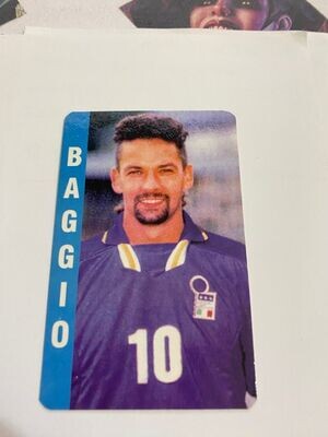 carte telefoniche (fake) - Roberto Baggio Nazionale Italia - Usata