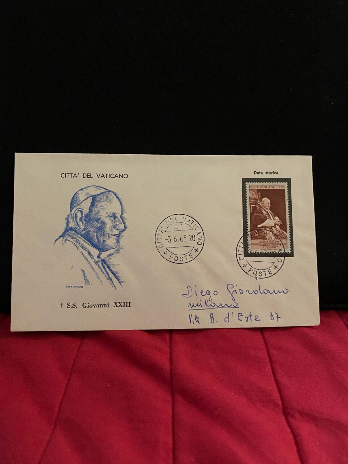 FDC Vaticano - Paolo VI concilio Vaticano II  FDC Filagrano - L15