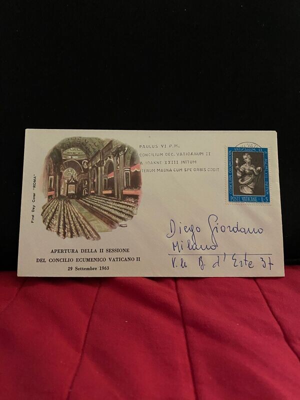 FDC Vaticano - Concilio Vaticano II Chiusura -FDC del Sole n.82 - L10