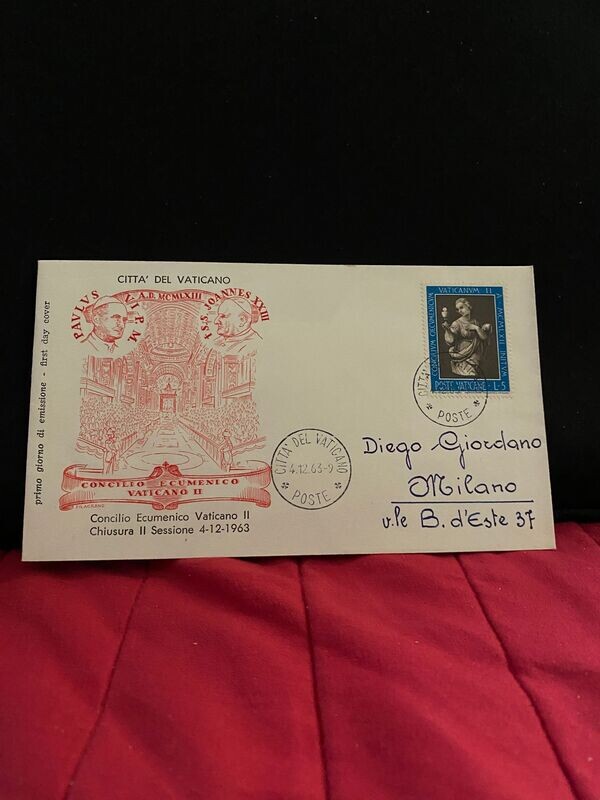 FDC Vaticano - Concilio Vaticano II Chiusura -FDC Filagrano - L5