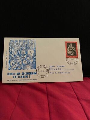 FDC Vaticano - Concilio Vaticano II Chiusura -FDC del Sole n.56 - L15