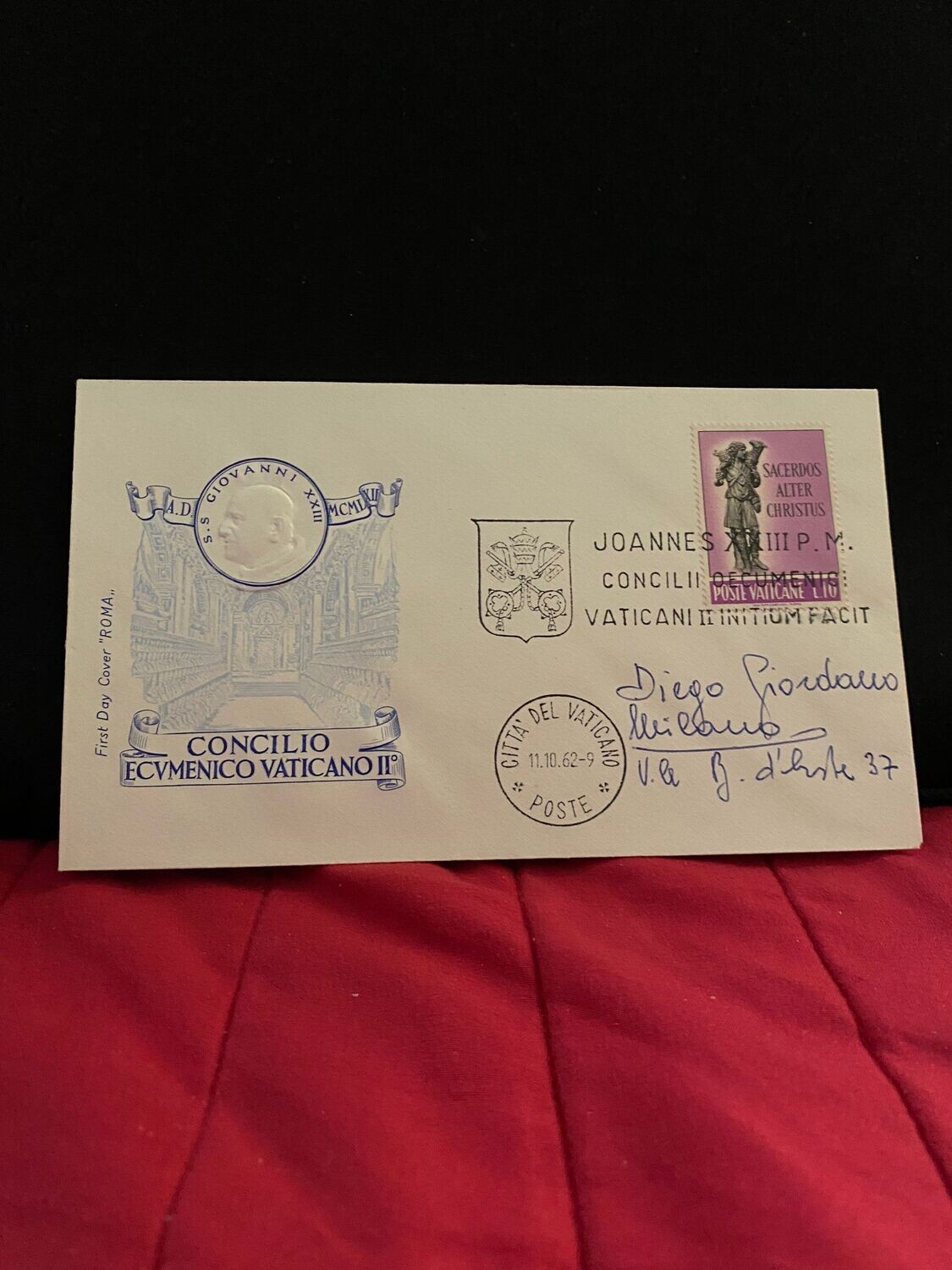 FDC Vaticano - Giovanni XXIII Concilio Vaticano II  -FDC Roma - L10