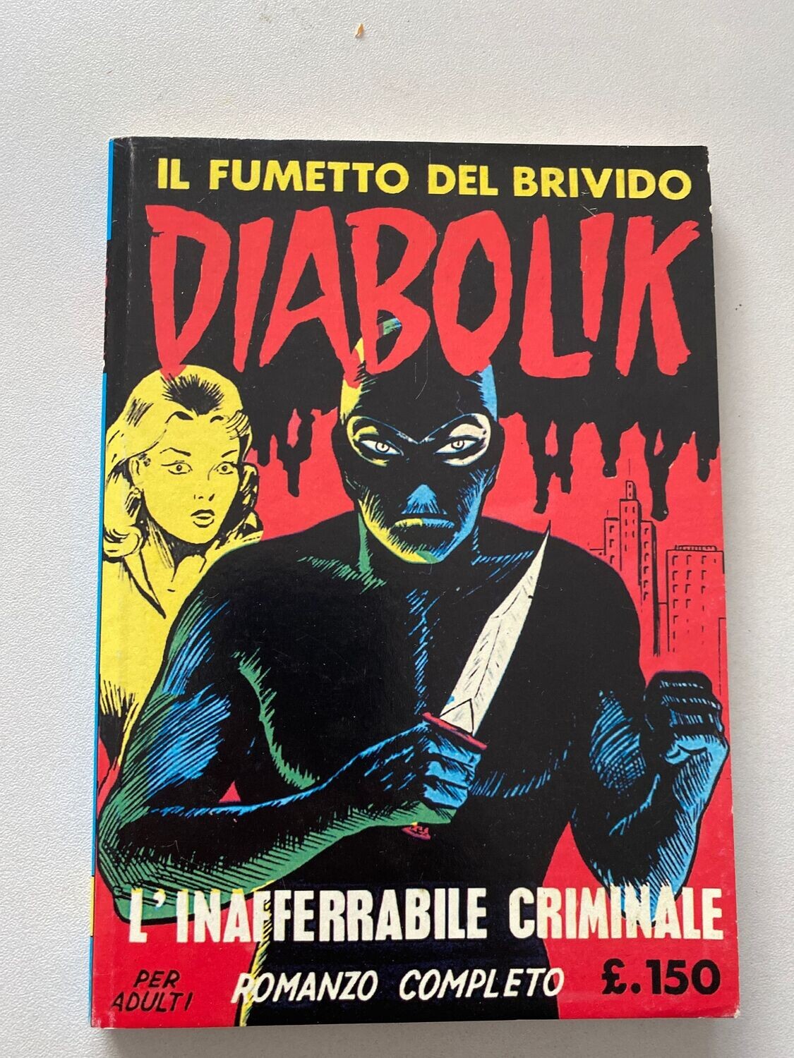 Diabolik Ristampa N.2 L'inafferrabile criminale (ristampa anastatica 1994)