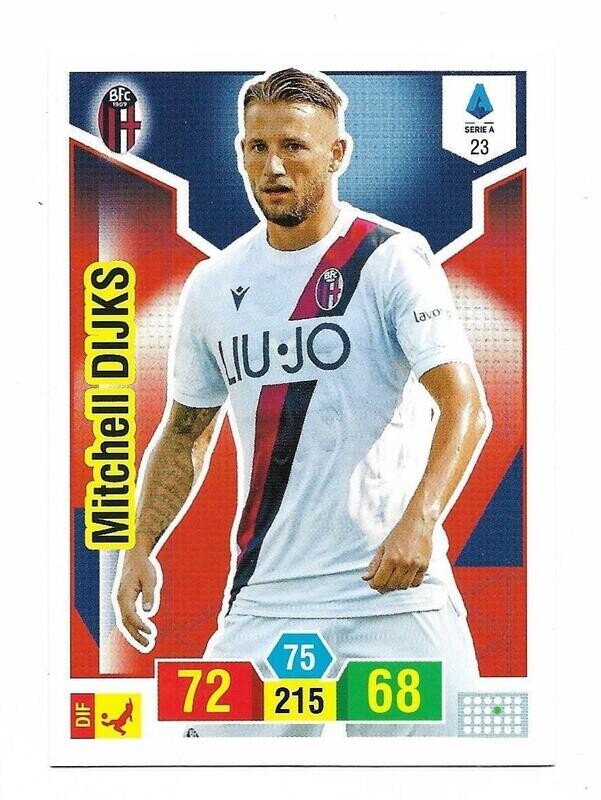 Trading card Adrenalyne 2019-20 - N°23 Mitchell Dijks  Bologna