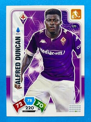 Trading card Adrenalyne 2020-21 - N°171 Alfred Duncan Fiorentina