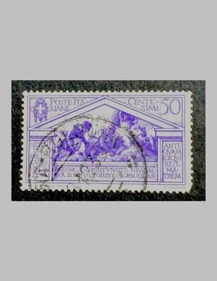 Francobollo - Regno Italia - Bimillenario Virgilio - 50 C - 1930 - Usato