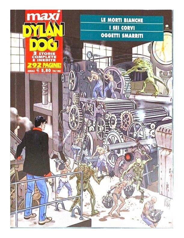 DYLAN DOG MAXI N.12 - LE MORTI BIANCHE/I SEI CORVI/OGGETTI SMARRITI