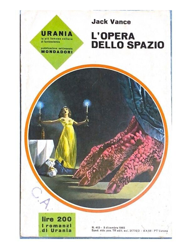 Urania I romanzi n.413 - L'opera dello spazio Jack Vance