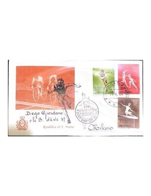 FDC Rep. San Marino - Olimpiadi Tokyo FDC ALA 92 - 1+150+2 L - 1964