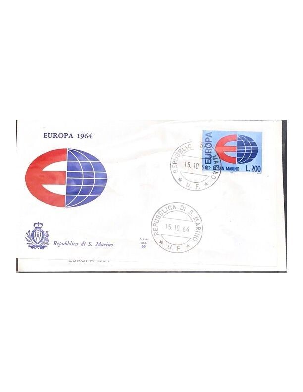 FDC Rep. San Marino - Europa FDC ALA 99 - 200 L - 1964