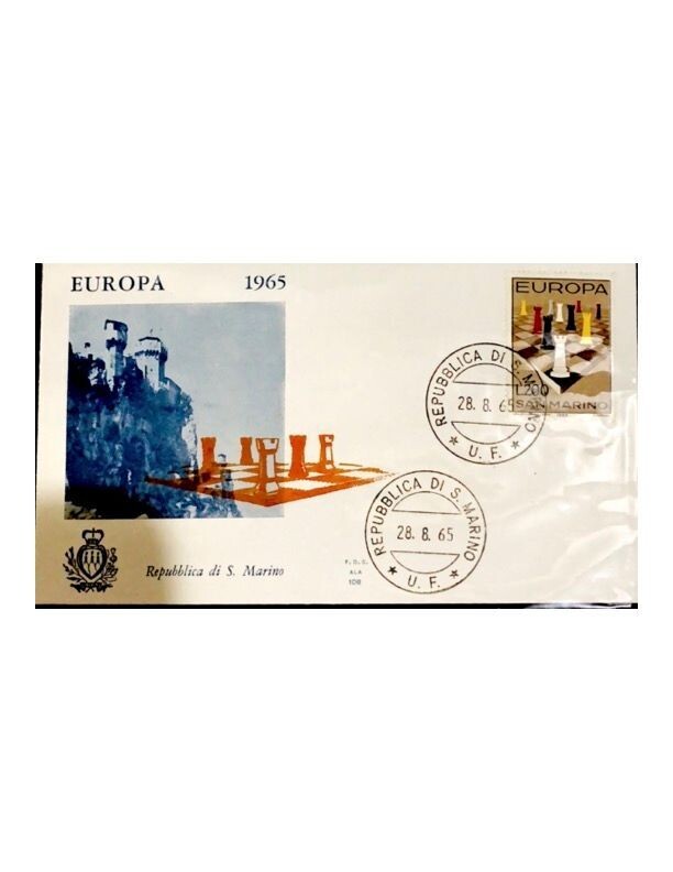 FDC Rep. San Marino - Europa FDC ALA 105 - 200 L - 1965