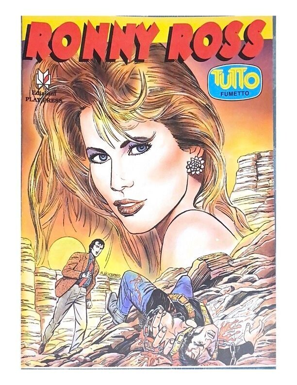Ronny Ross Tutto fumetto allegato Tutto musica 7/95 - Ed. Play Press