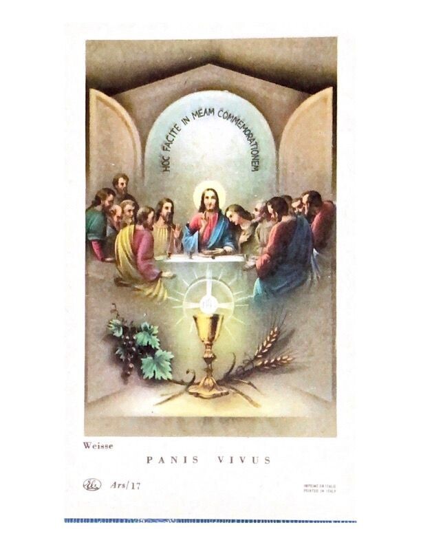 Santino da collezione  - Panis Vivus-Usato