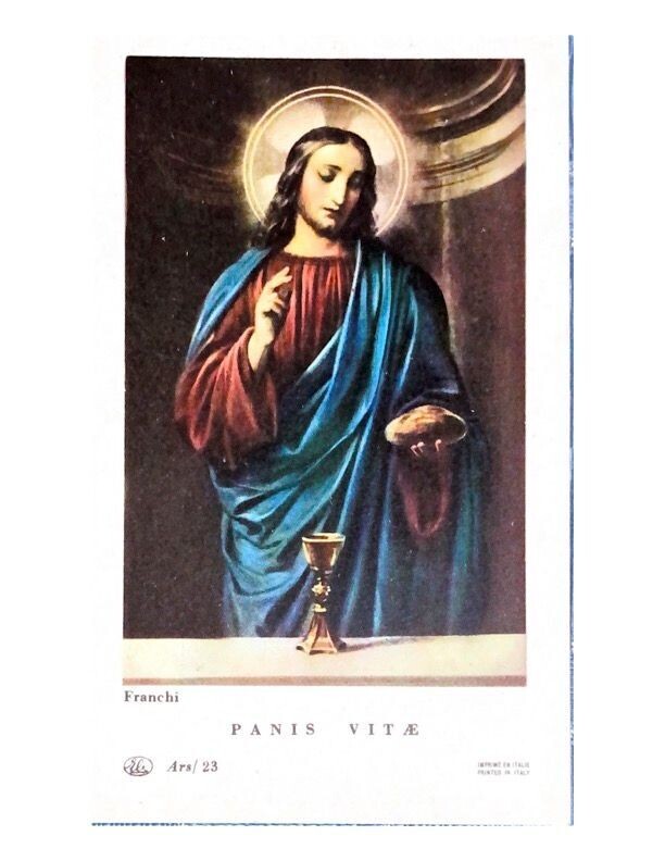 Santino da collezione  - Panis Vitae-Usato