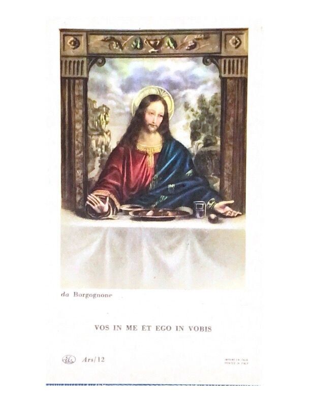Santino da collezione  - Vos in me et ego in vobis-Usato